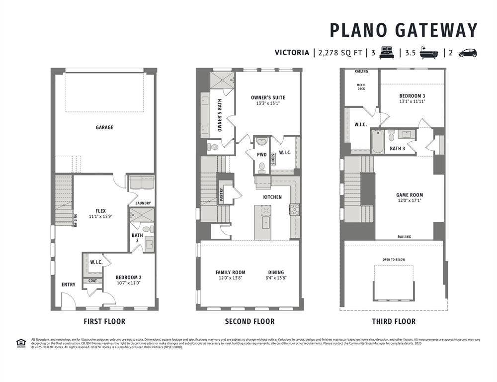 3560 Maplecrest Lane, Plano, TX 75074 Offering a wonderful layout with private bedroom areas on each floor along with entertaining spaces on every level, our Victoria plan is the perfect place for your family to call home!