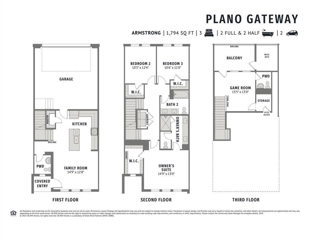 3568 Maplecrest Lane, Plano, TX 75074 Offering a great floor plan with separate living and bedroom levels, our new Armstrong floor plan provides the perfect blend of comfort and functionality for the entire family.