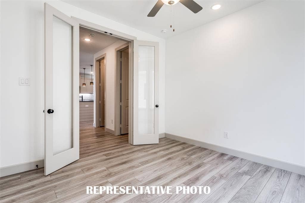 1405 Mistflower Lane, Celina, TX 75009 This home office is the perfect place for work or play! REPRESENTATIVE PHOTO