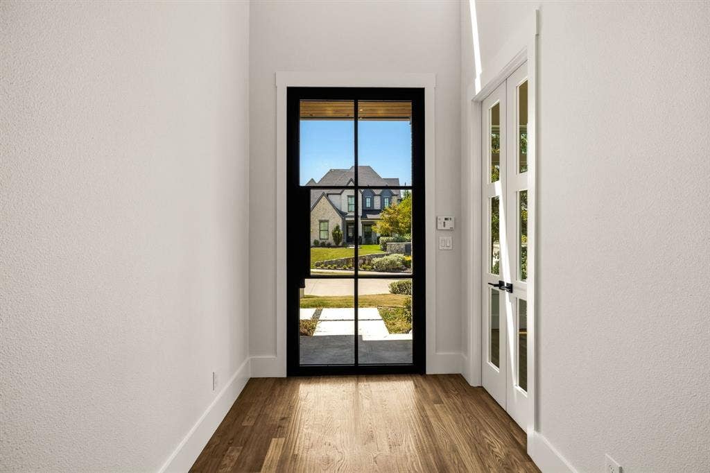 1222 Whisper Rock Drive, Rockwall, TX 75032 Front door with two french doors leading to office