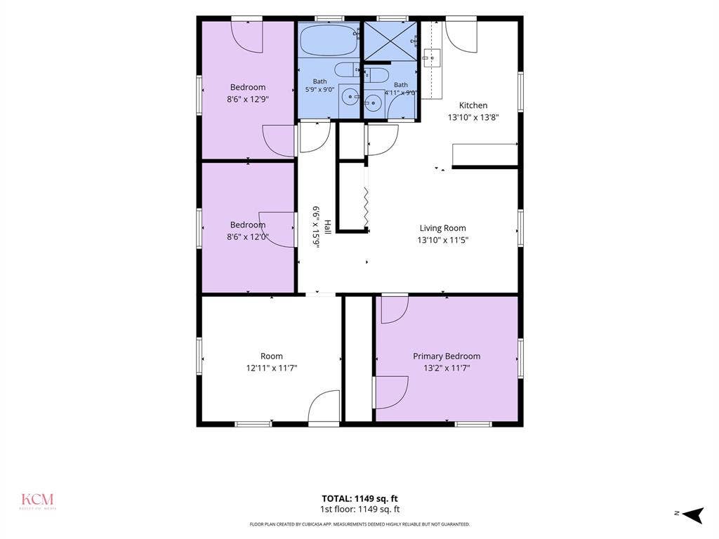 336 Bonnie View Road, Dallas, TX 75203 Floor plan