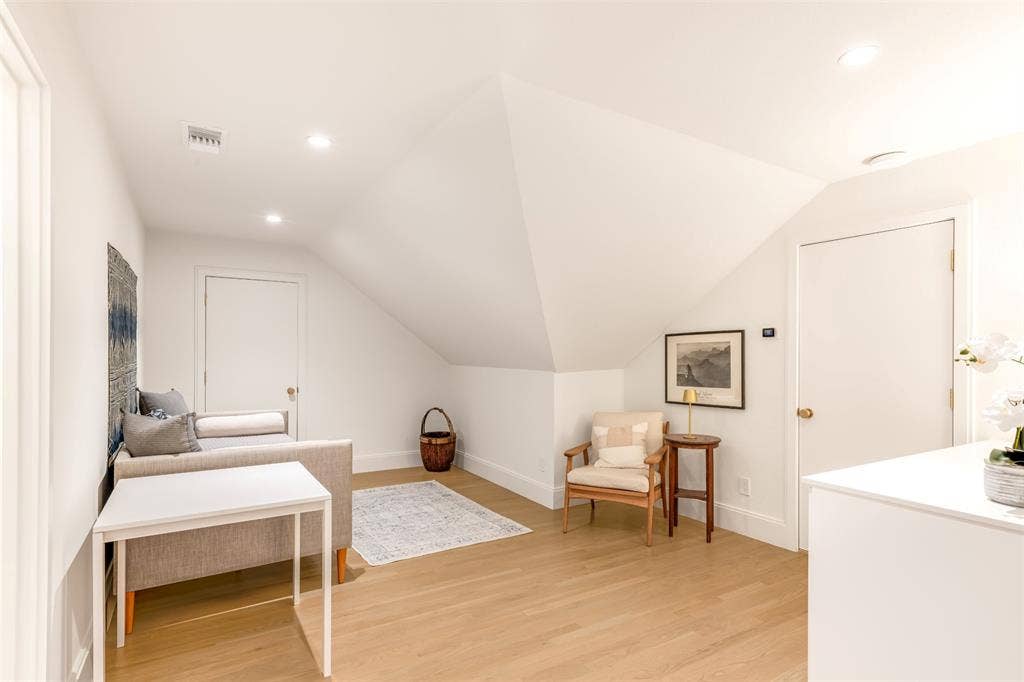 Third floor bedroom with full bathroom