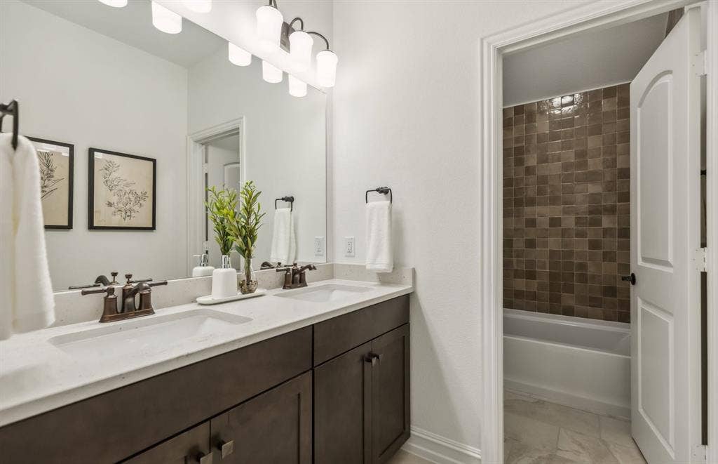 4149 Gonzales Drive, McKinney, TX 75071 *Model Representation - Spacious secondary bathroom