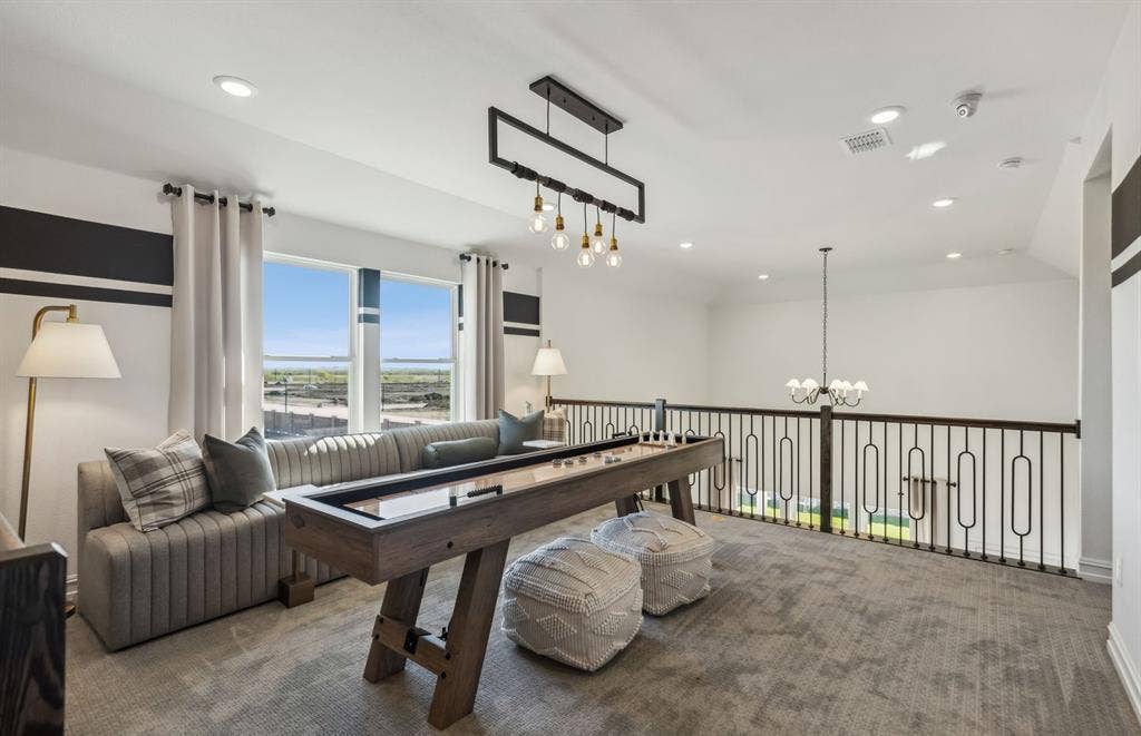 4149 Gonzales Drive, McKinney, TX 75071 *Model Representation - Spacious game room on second level
