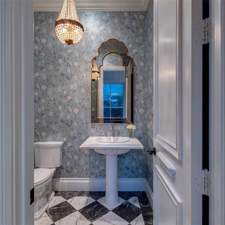6131 Park Lane, Dallas, TX 75225 Powder bath by formals