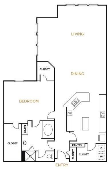 4201 Lomo Alto Drive, #204, Highland Park, TX 75219 A03 Floorplan