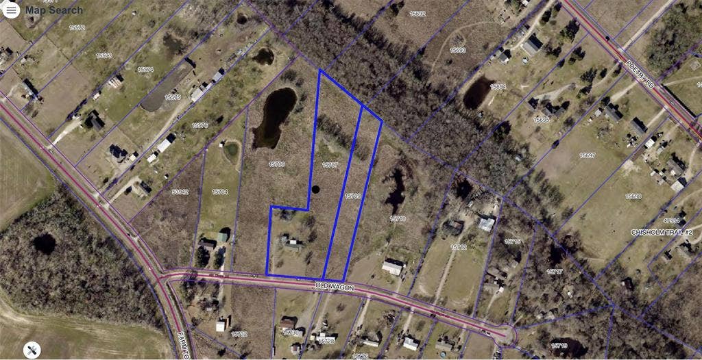 212 Old Wagon, Royse City, TX 75189 Tax Map. Illustrating property boundaries and parcel geometry for the property