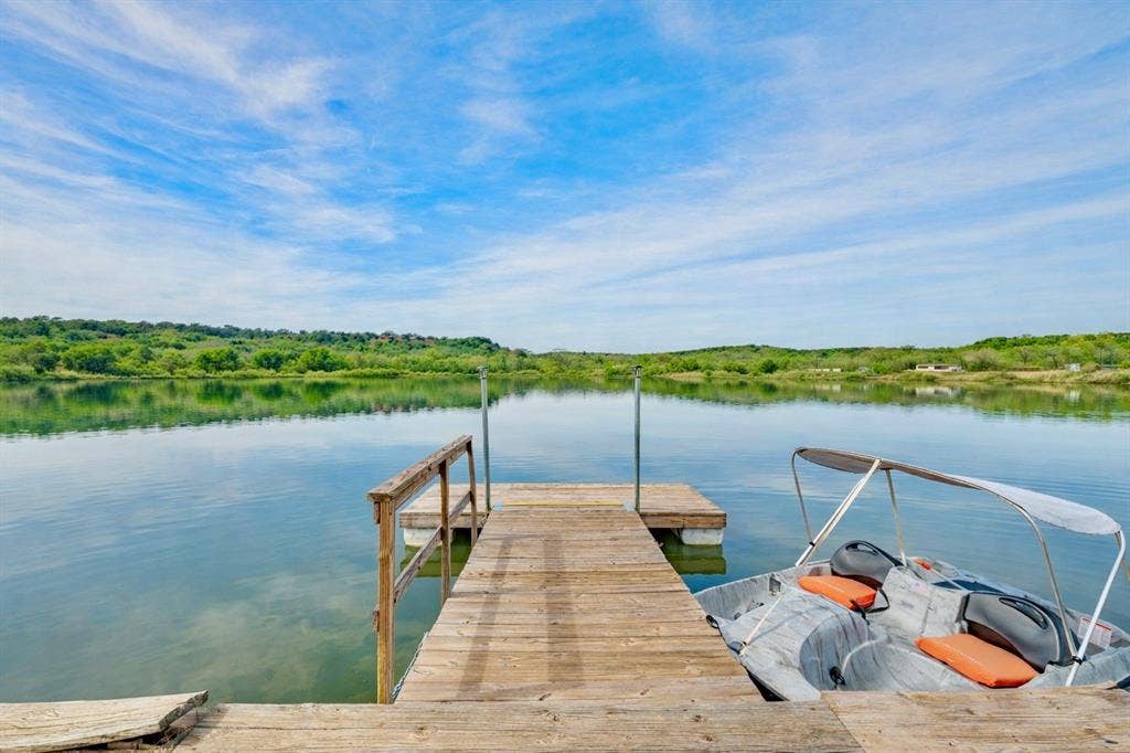 Brazos River & into Lake Granbury