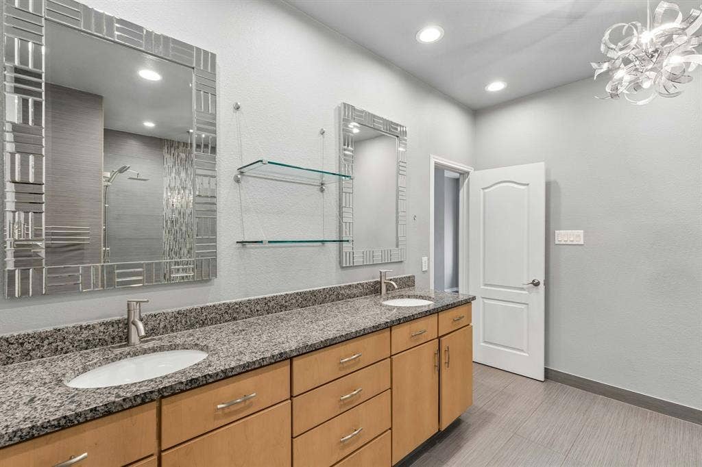 15730 Seabolt Place, Addison, TX 75001 Newly remodeled primary bathroom