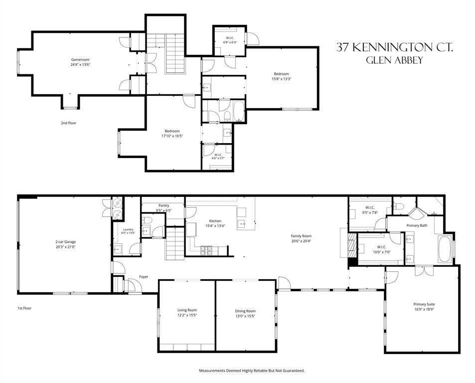 Floor plan of 37 Kennington Ct.