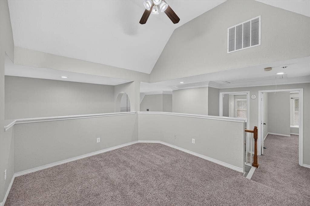 425 Waterside Drive, Irving, TX 75063 Can be utilized as an additional living room or game/media room