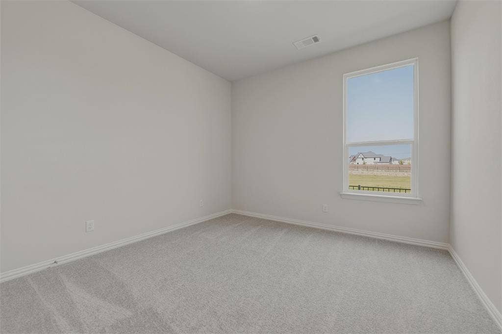 2109 Bluebird Lane, Anna, TX 75409 Neutral wall paint, light-colored carpeting, and a large window providing natural illumination