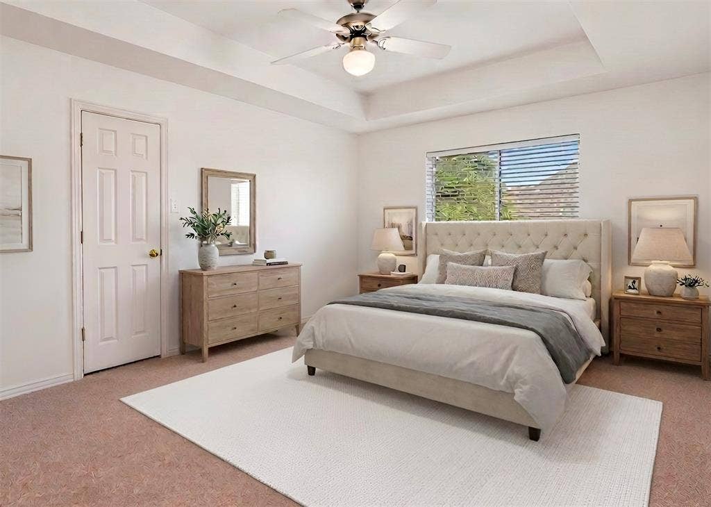Upstairs Bedroom Virtually Staged