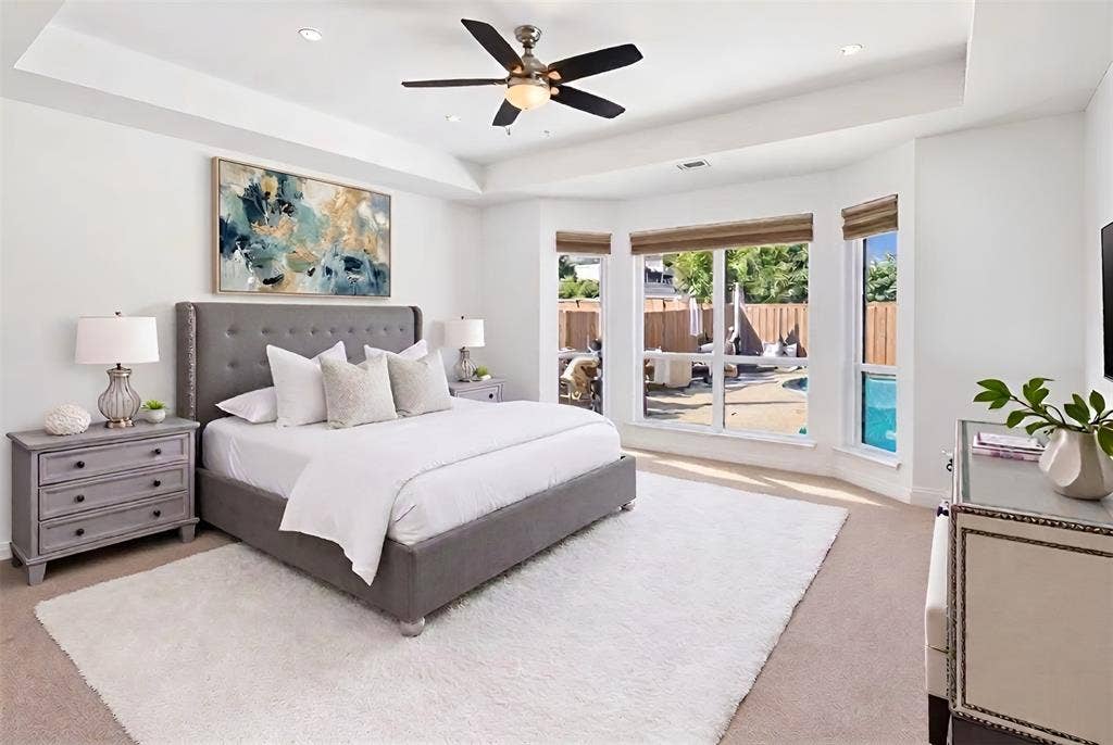 Primary Bedroom Virtually Staged