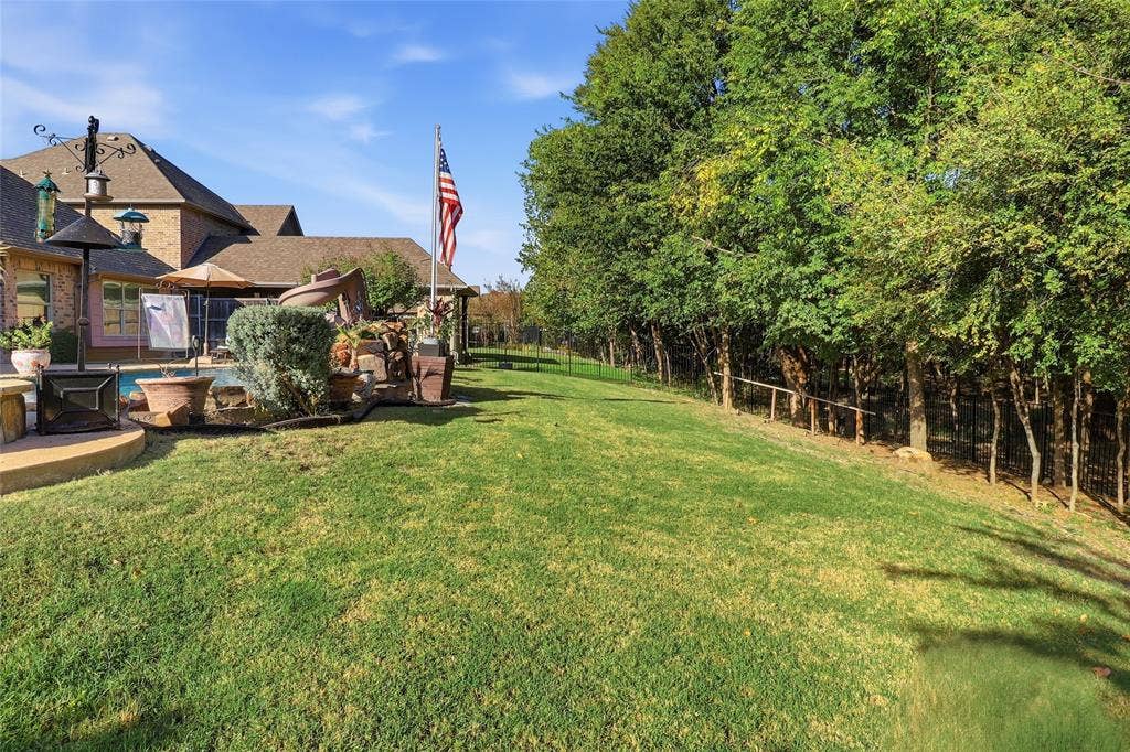1614 Jeffrey Drive, Wylie, TX 75098 Behind Pool with large grass area