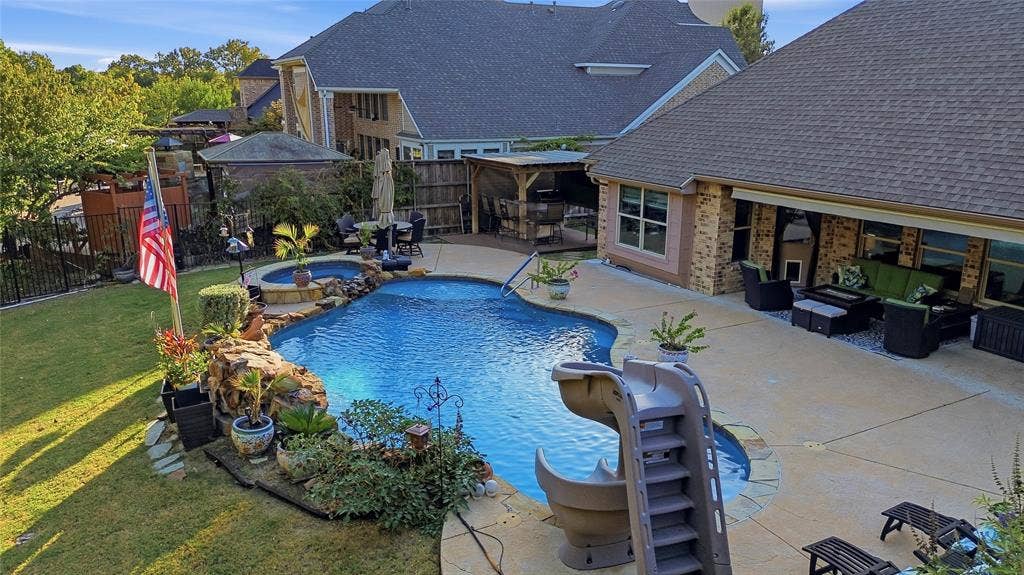 1614 Jeffrey Drive, Wylie, TX 75098 Stunning backyard and pool /spa