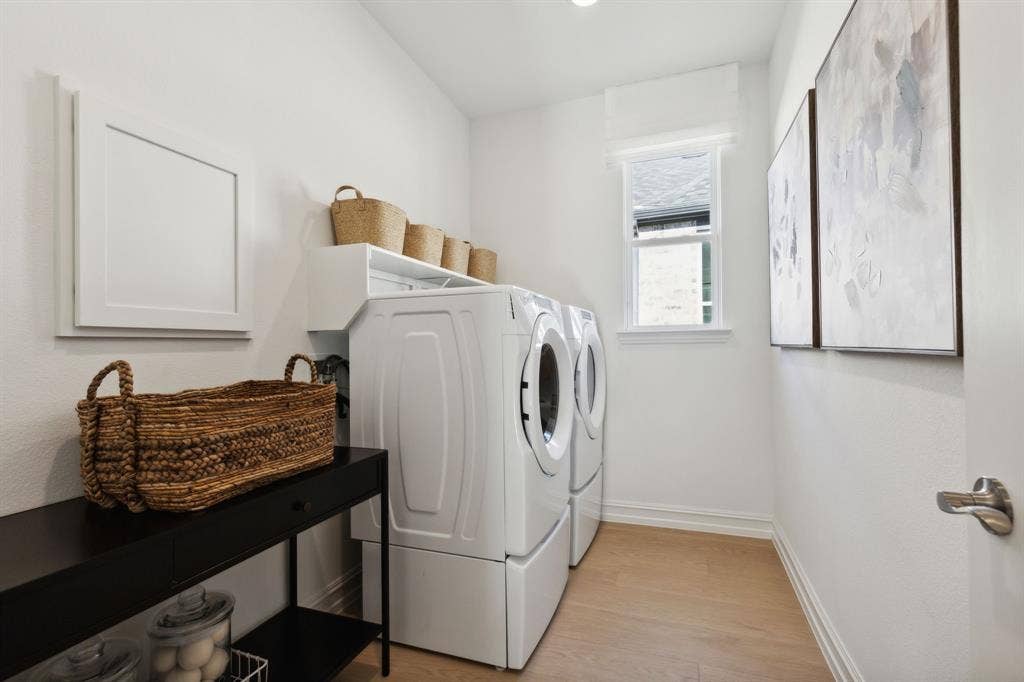 4337 Mickelson Avenue, Celina, TX 75009 *Model Representation - Laundry room with storage space