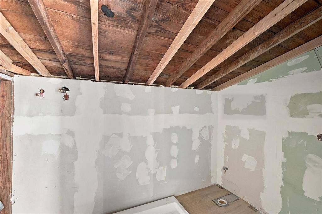 2108 Lyle, Waco, TX 76708 Partially converted bathroom in garage