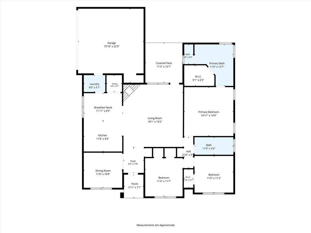 409 Danmire Drive, Murphy, TX 75094 floor plan with measurements