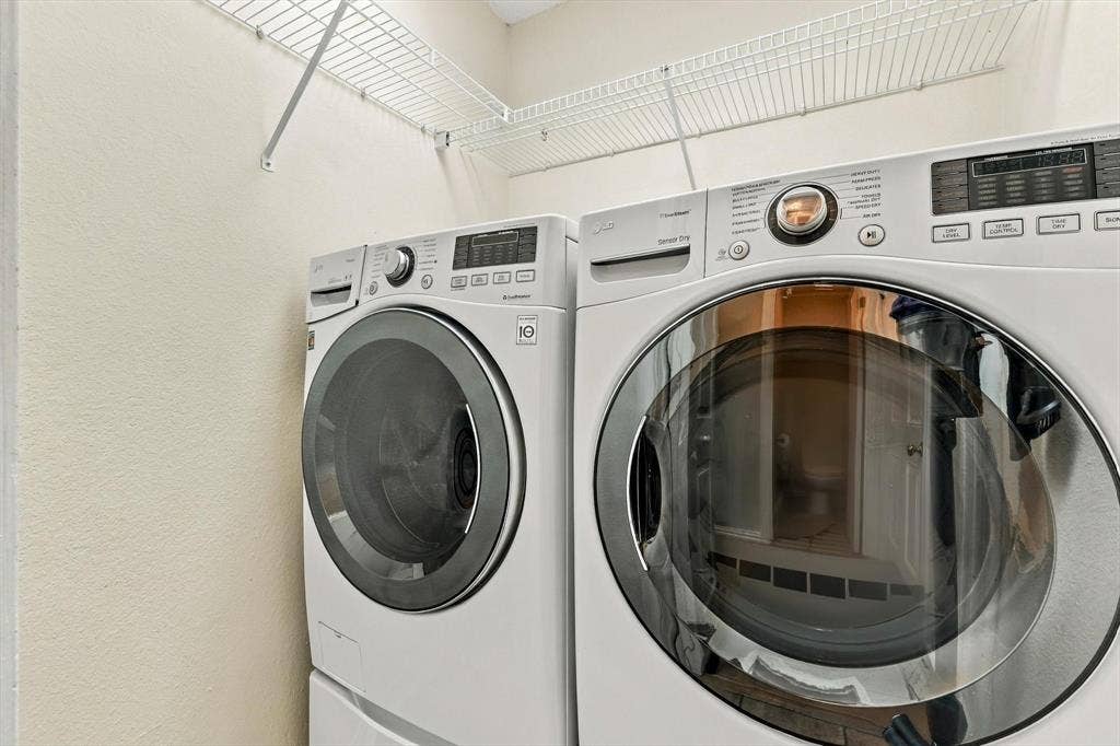 2524 Brooke Trail, Carrollton, TX 75006 Laundry room supports side by side washer and dryer.