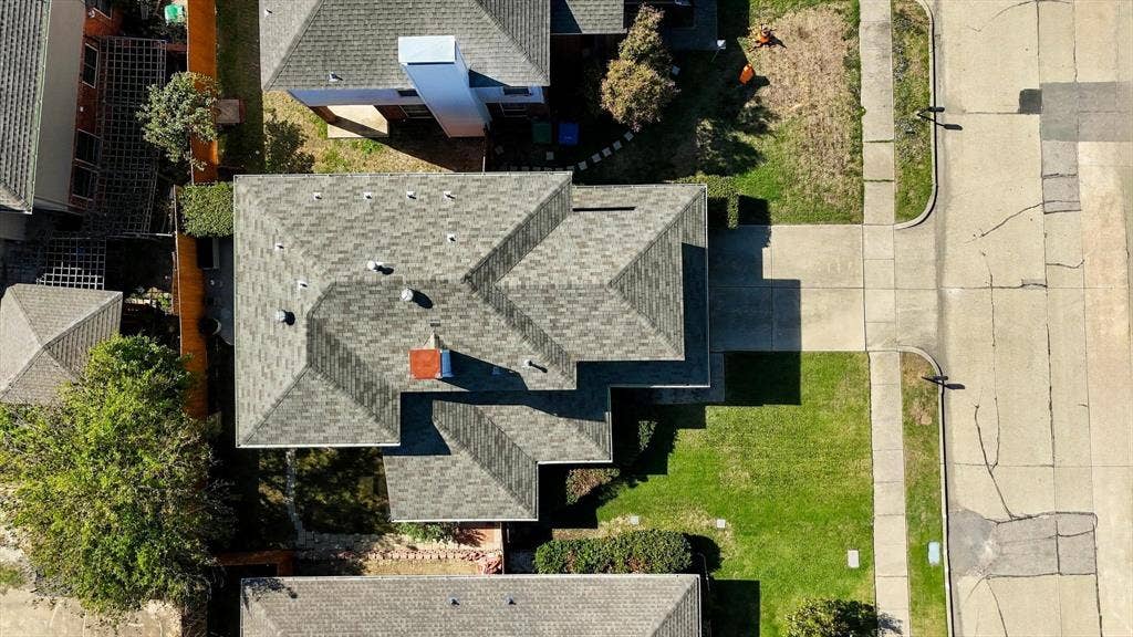 2524 Brooke Trail, Carrollton, TX 75006 Aerial view of the overall property.