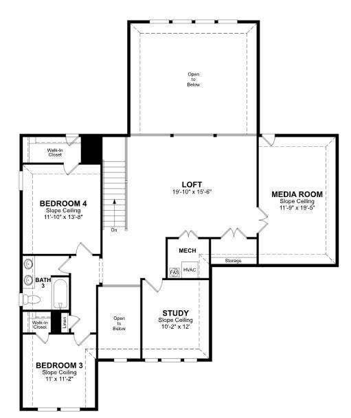 411 Aqua Court, Heath, TX 75126 Beazer Homes Heath Golf & Yacht Club Lockhart Floorplan.
