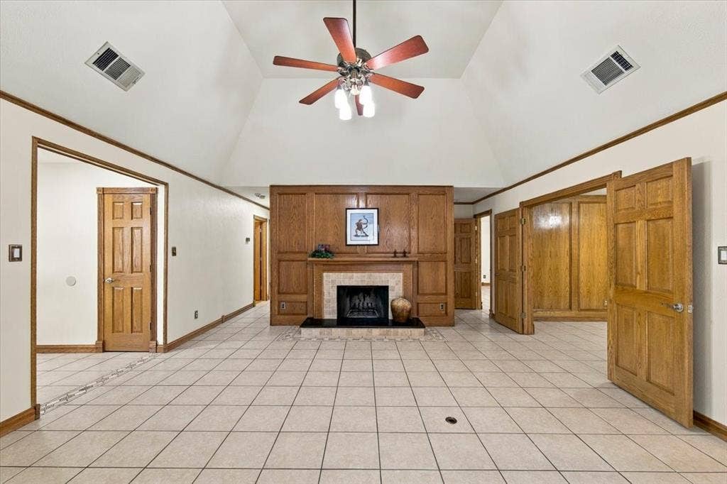 1508 Heidi Drive, Plano, TX 75025 Formal Living room withwood burning fireplace