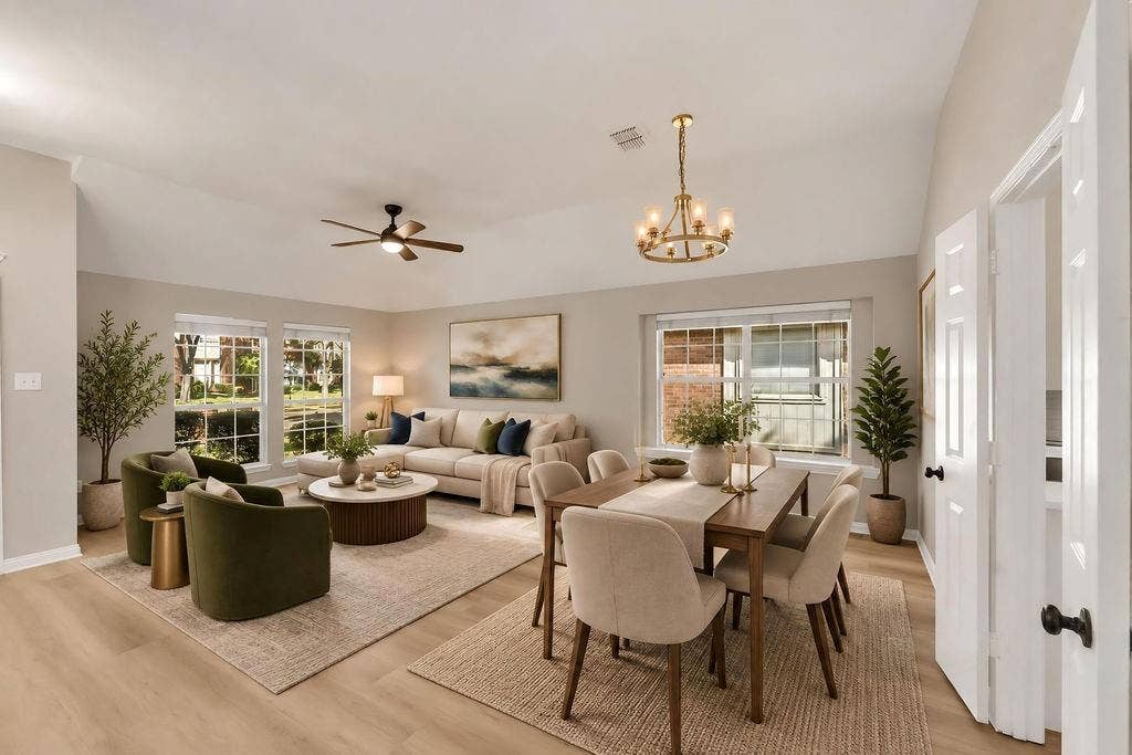 12109 Biloxi Drive, Frisco, TX 75035 Dining area with virtual staging