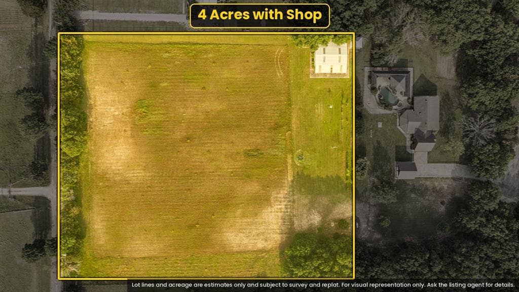 TBD County Road 2297, Quinlan, TX 75474 purchase entire parcel; comes with shop