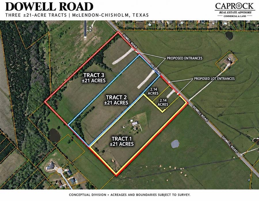 Property photo for 0003 TDB Lot 3 Dowell Road, McLendon Chisholm, TX