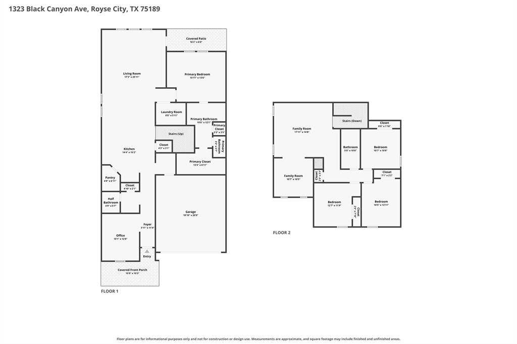 1323 Black Canyon Avenue, Royse City, TX 75189 1323 Black Canyon Avenue, Royse City, TX 75189