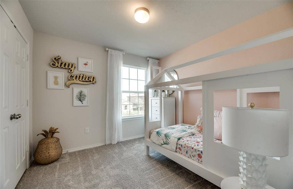 1054 Clear Dusk Lane, Forney, TX 75126 *Model Representation - Spacious secondary bedroom with large windows