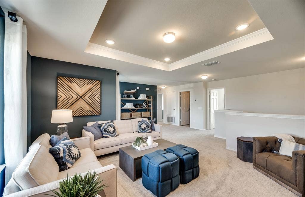 1054 Clear Dusk Lane, Forney, TX 75126 *Model Representation - Spacious game room on second level view 2