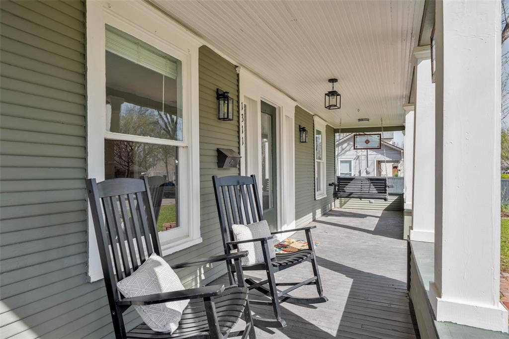 1311 Coleman Street, McKinney, TX 75069 Front porch of main home.