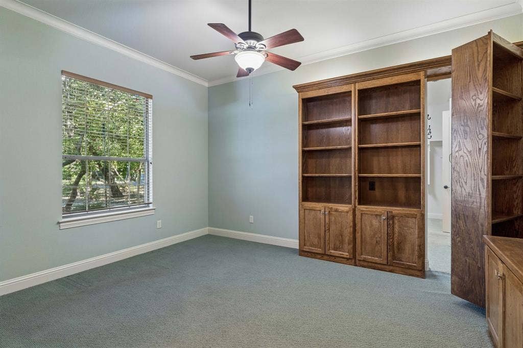 186 Moonlight Drive, Murphy, TX 75094 Office - open the bookcase to enter the primary closet!