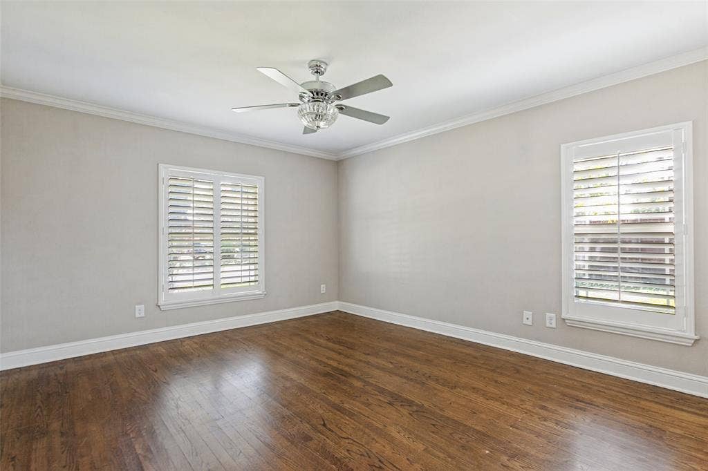 6507 Starling Circle, Dallas, TX 75209 2nd bedroom at the front of the house
