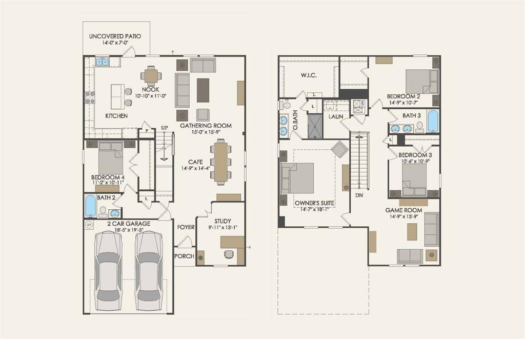 1056 Clear Dusk Lane, Forney, TX 75126 Floor plan