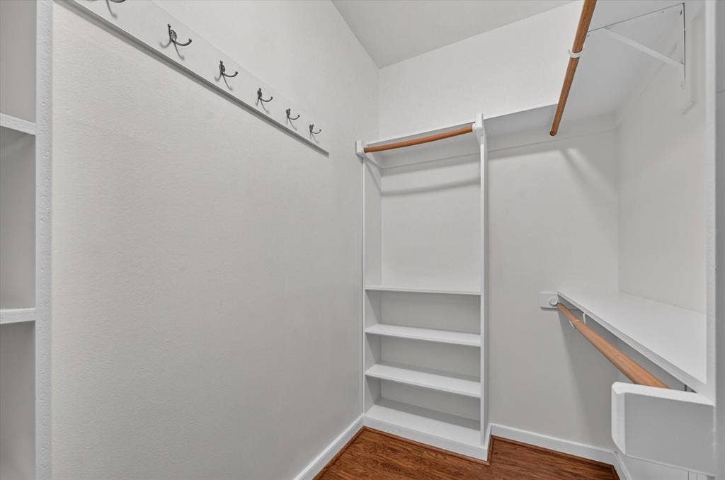 Large primary closet