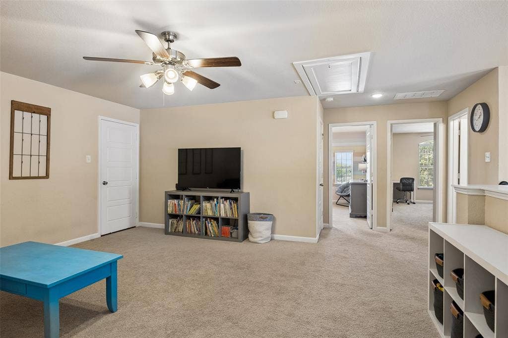 1321 Meridian Drive, Forney, TX 75126 Upstairs loft with attic access.