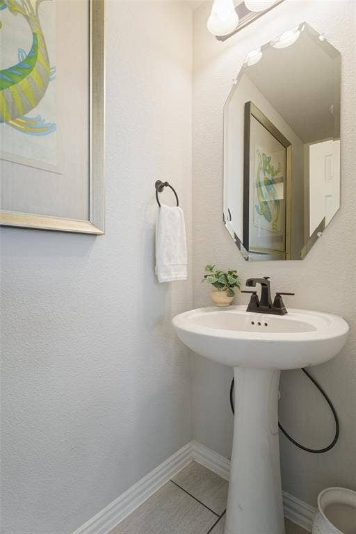 Power bath for the game room.