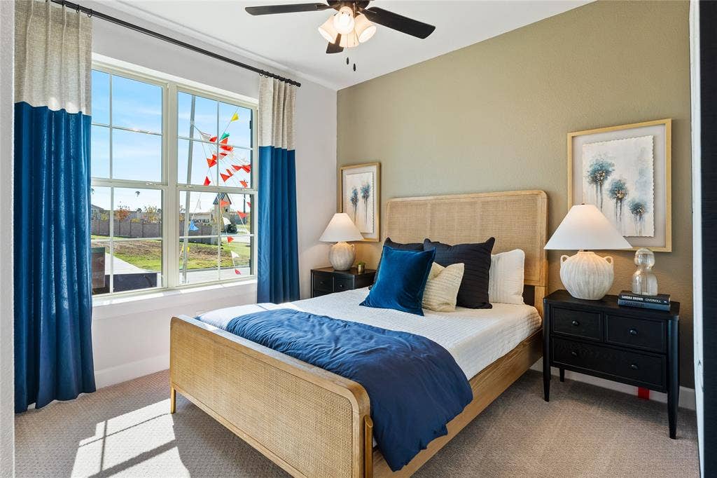 113 Republic Lane, Forney, TX 75126 Beazer Homes Brookville Estates Avalon Floorplan. This is not a photo of the actual home, but is a photo of the Avalon floorplan.