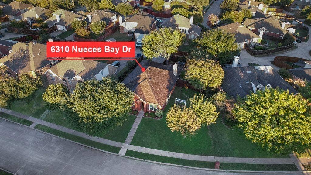 6310 Nueces Bay Drive, Rowlett, TX 75089 Large lot nearing a quarter acre