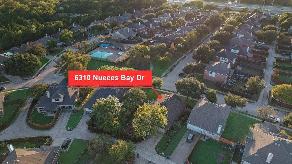 6310 Nueces Bay Drive, Rowlett, TX 75089 Home is walking distance to the neighborhood pool.