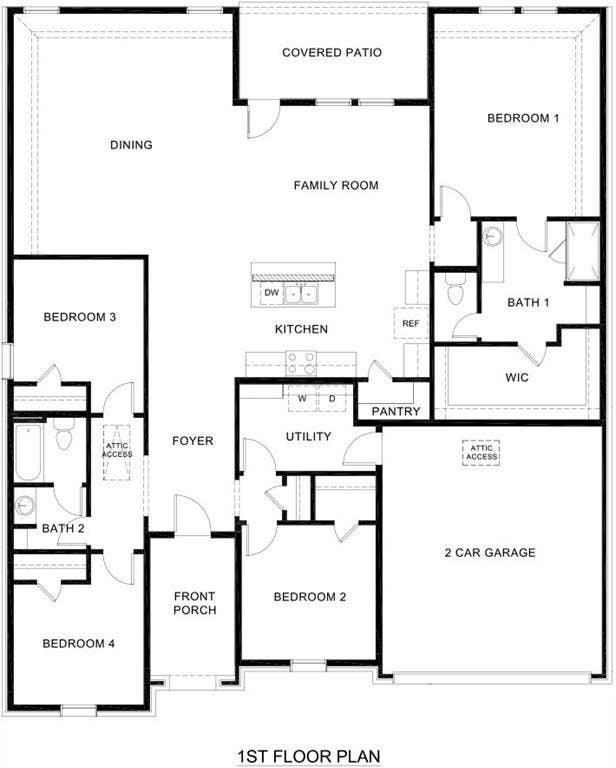 320 Ridan Drive, Waxahachie, TX 75165 Floor plan