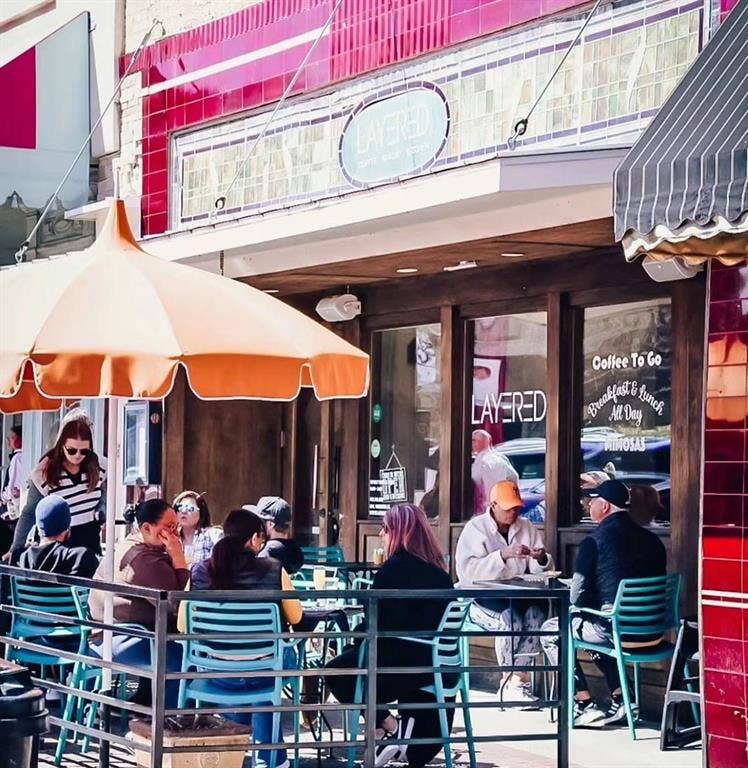 111 E Virginia Street, McKinney, TX 75069 Coffee, brunch and client meetings downstairs at Layered