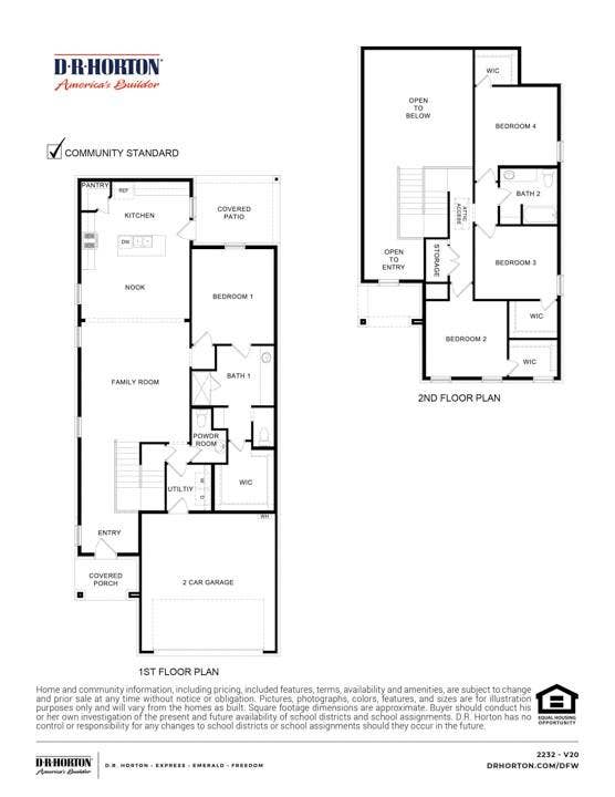 5727 Sunshine Lane, Crandall, TX 75114 Floor plan