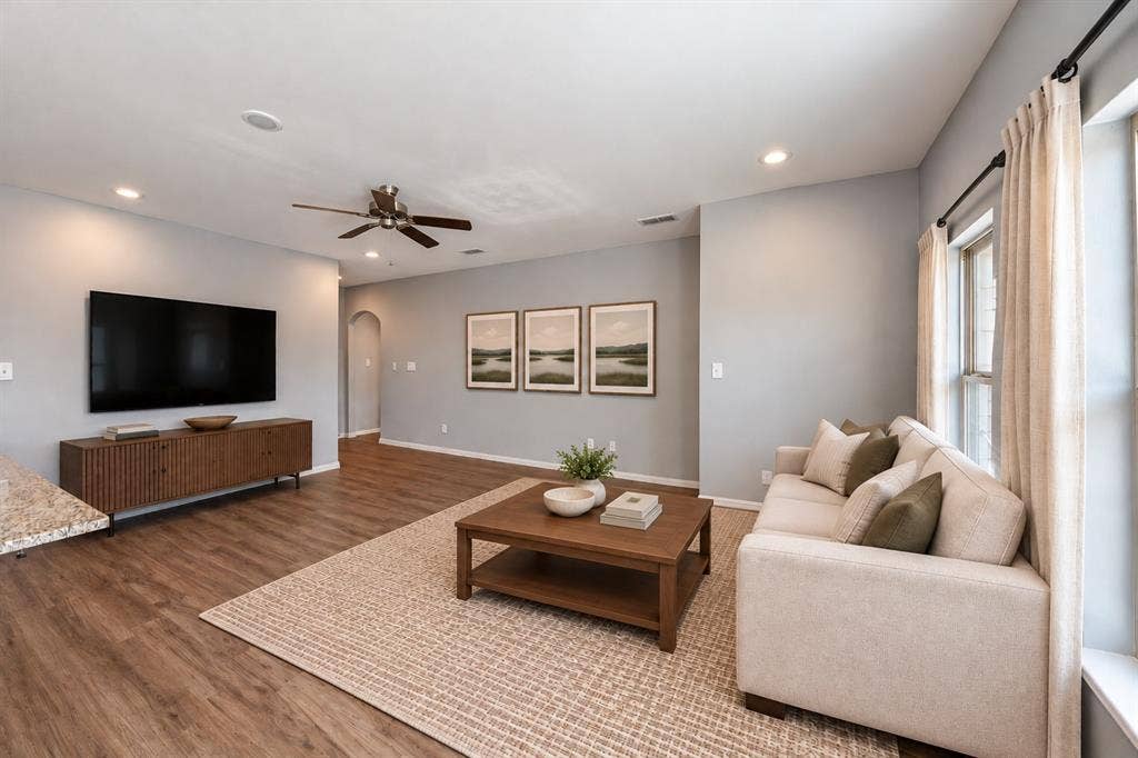Living Room—Virtually Staged