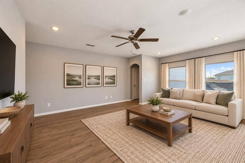 Living Room—Virtually Staged