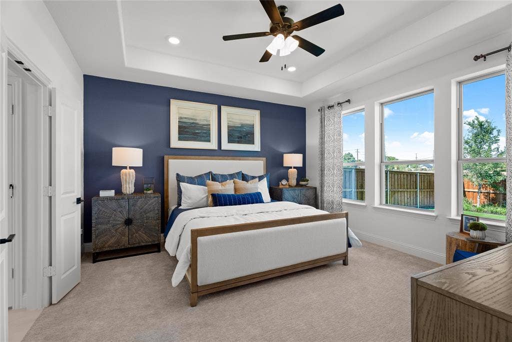 111 Republic Lane, Forney, TX 75126 Beazer Homes Brookville Estates Summerfield Floorplan. This is not a photo of the actual home, but is a photo of the Summerfield floorplan.