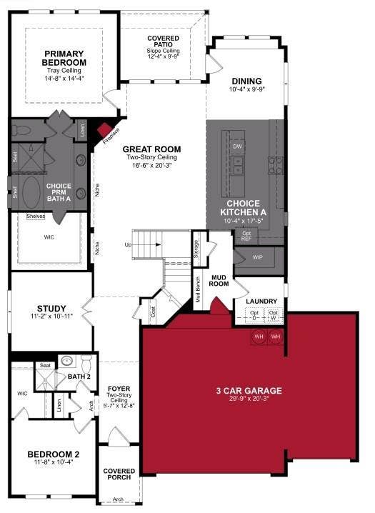 111 Republic Lane, Forney, TX 75126 Beazer Homes Brookville Estates Summerfield Floorplan.